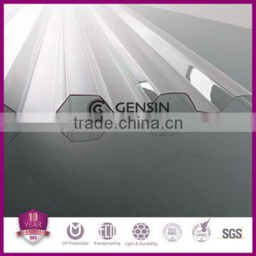 0.8mm Polycarbonate Corrugated Roofing,Polycarbonate Corruaged Sheet,PC Corrugated Skylight UV Protector photo-4