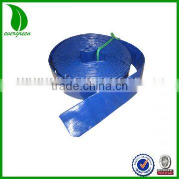 Professional water irrigation system PVC lay flat discharge hose with good price