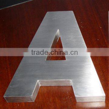 Laser Cuting Welding PVD Color Coated Metal Stainless Steel Letter Sign photo-4
