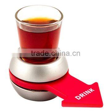 Factory Price Happy Arrow Spin Shot Drinking Wheel Game 1 Cup and 1 Spin Shot