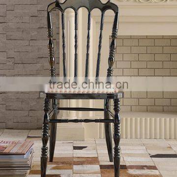 Quality Polished Grey Stainless Steel Luxury Modern Chiavari Chair LQ-SSC001G photo-2