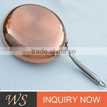 3.5mm Thick Copper Bottom Stainless Frying Pan photo-2