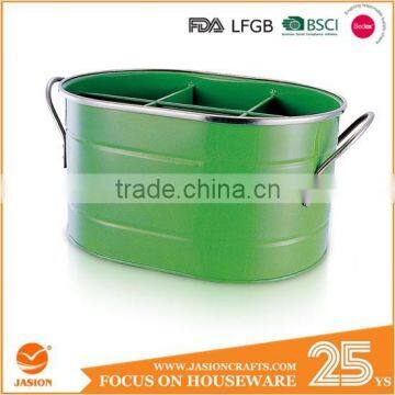 Metal Beer Holder Wine Basket Drink Tub Oval Bucket photo-2