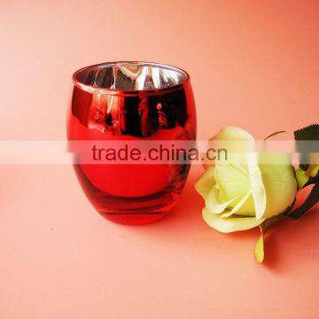 Red Glass Jar for Candle New Arrival photo-3