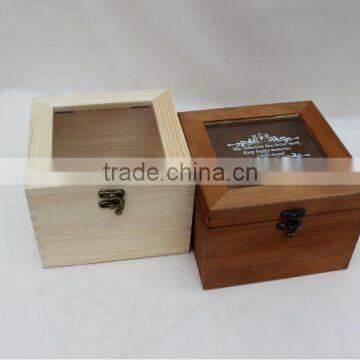 Wooden Gift Box With Padlock for Crafts photo-4