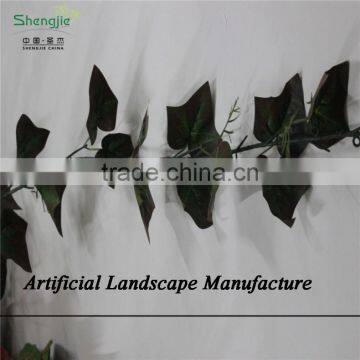 SJZJN 2546 Wholesale Cheaper Artificial Hanging Plant for Store Decoration Plastic Ivy Vine Fake Rattan Green Artificial Vine l