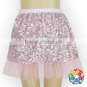 Latest Fashion Dresses Girls Glitter Sequin Tutu Toddler Pink Tutu Skirt for 2 Year Old Girl Dress photo-4