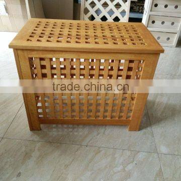Factory Direct Supply Wooden Laundry Basket photo-5