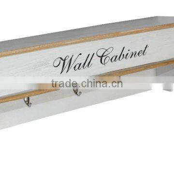 Heze Vintage Rustic Furniture Wood With Willow Basket photo-4