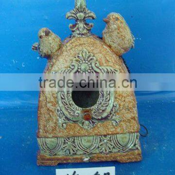 ceramic bird house for garden