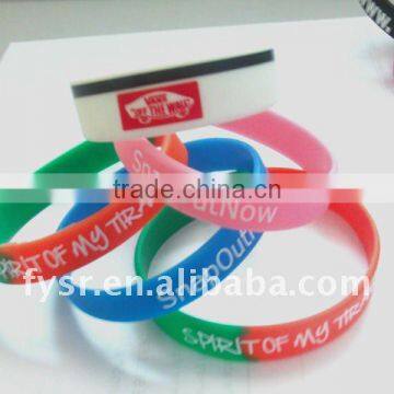 Hot sell printed silicone bracelet