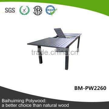 Washable and uv anti outdoor Table with polywood material BM-PW2260