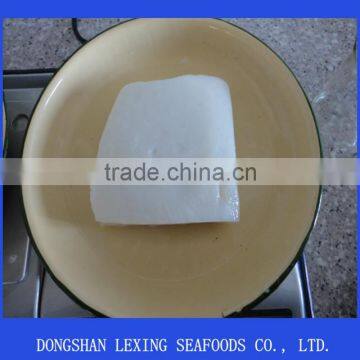 Peru Natural White Skin-Les Tip-Less Frozen Giant Squid Fillet