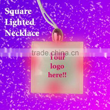 Square Shape LED Necklace