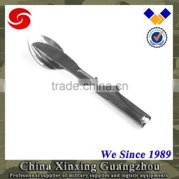 4pcs Set Outdoor Tactical SS Stainless Steel Flatware Cutlery Set photo-4