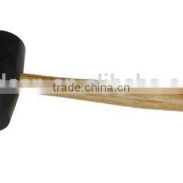 2015 NEW High quality rubber hammer with wooden handle