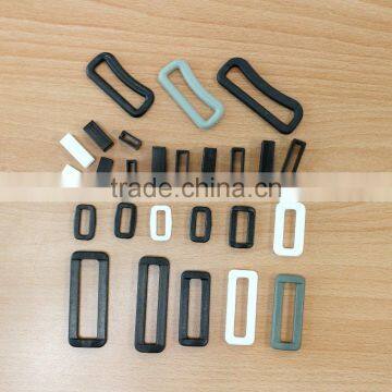 Black, White, Color, Plastic POM NYLON Loops, Rectangle Rings photo-4