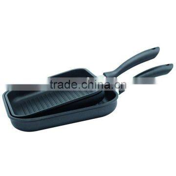 Die-casting Aluminum Non-Stick Grill Pan