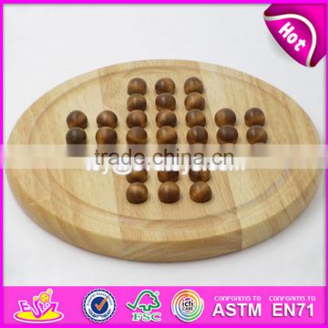 2017 New design children educational wooden chess checkers set W11A051