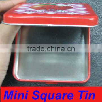 Square Tin Gift Can, Toy Can