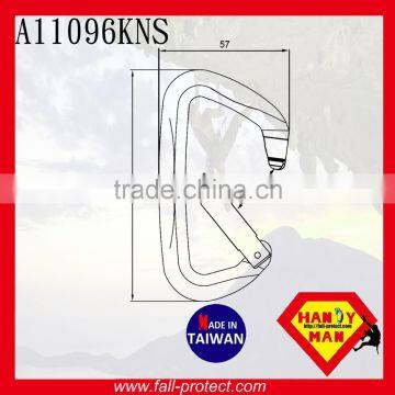 25KN D Type Straight Gate Aluminum Carabiner For Mountain Climbing photo-2