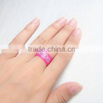 New design silicone finger ring, silicone ring for business gift wedding souvenir