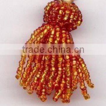 Beaded SMALL Tassel COLOR