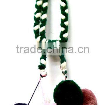 curtain tieback with pom pom