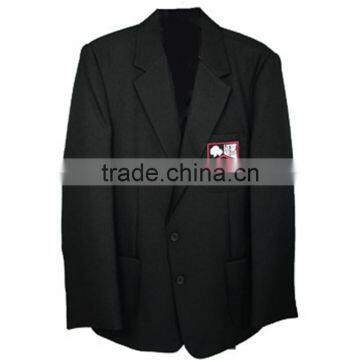 Black color school blazer school uniform design for india