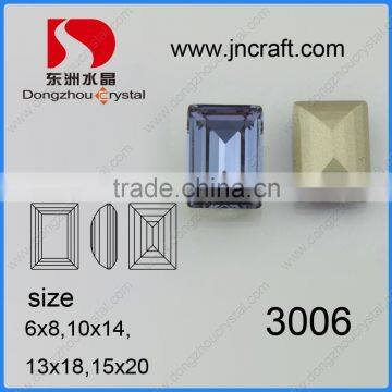 Colorful Fancy Rectangle 13*18mm Light Peach Diamond photo-2