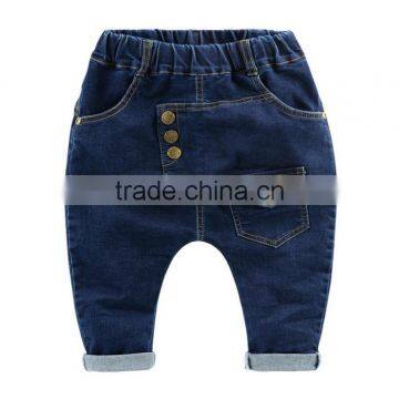 High Quality Baby Haroun Jeans Button PP Pants photo-2