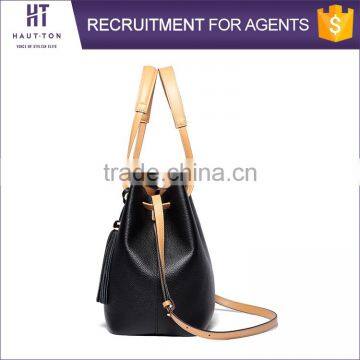 Fashion Women Genuine Top Cow Leather Travel Shoulder Bags Wholesale High Quality Big Size Shoulder Handbags For Ladies photo-4