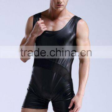 Custom 2016 Stretch Jacquard Unitard Leotard Sey Wrestling Singlets Bodywear Sport Fitness Underwear Beach Swim Gay Jumpsuit 1 s photo-2