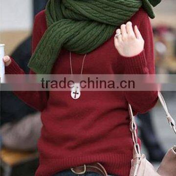 Knitted Chenille Scarf photo-4