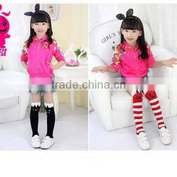 2015 High Quality Lovely Cotton Cartoon Children the Leg of a Stocking Baby Girls Toddler Leg Warmer Cartoon Shape Knee Pad photo-2