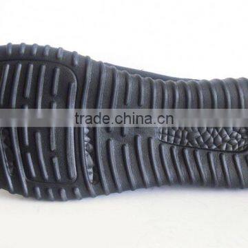 Exotic Black and White Color Running Shoes Men With EVA Outsole