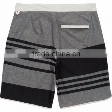 Rear Zippered Pocket Mens Board Short Pants Moisture Wicking Tie Waistband Summer Beach Short Customize Quick Dry Micro Fiber photo-3