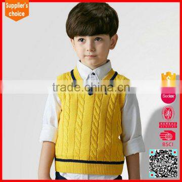 Boys fashion cable pullover kids children sweater vest pullunder