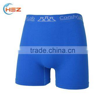 HSZ-0012 Latest Fashion 2017 Wholesale Custom Boxer Briefs Simple Underwear Men Brand Mature Underpants For Asian Men