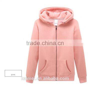 2017 Wholesale Beautiful Design Amazing Quality Eco-friendly Breathable Anti-wrinkle Cute Pure Color Hoodie 100%cotton photo-3