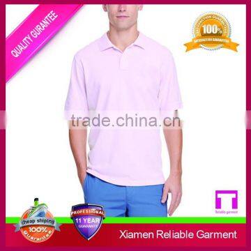 Knit Collars White Men Polo Shirt Supplier in China photo-2