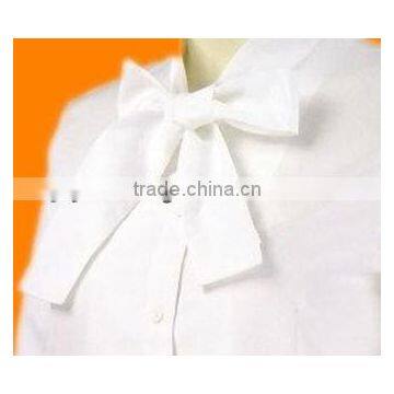 New Design Fashionable White Women Uniform Long Sleeve Shirt photo-2