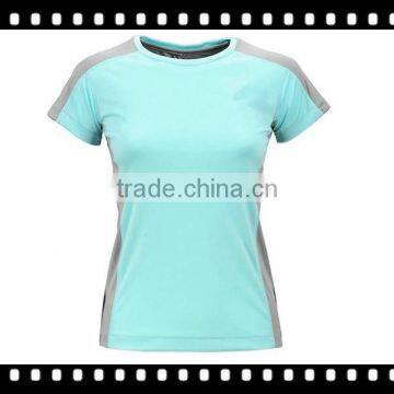 Fashion teen girl sport t shirt ladies new design t shirt