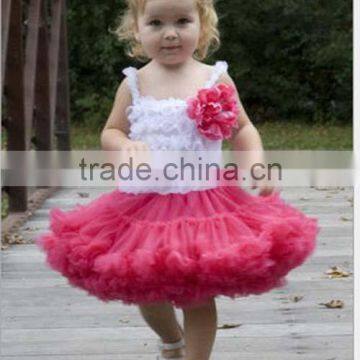 Xmas Charming Girl Fluffy Pettiskirt Fashion Sweet Chevron Girls Pettiskirt Wholesale photo-5