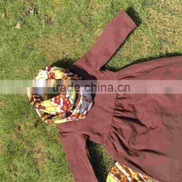 FALL OUTFITS Persnickety Girls 3 Pieces Sets Girls Christmas Pant Sets Girls Boutique Clothes Kids Brown Top Sets photo-4