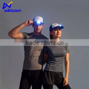 Party Flashing Cotton Embroidery Baseball Safety Sport Hat Led Cap photo-4