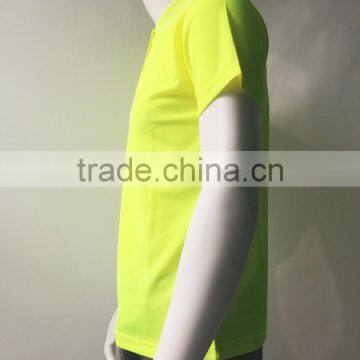 China Factory Lime Blank Safety Fluorescent Security Protective High Visibility Polo Shirt photo-3