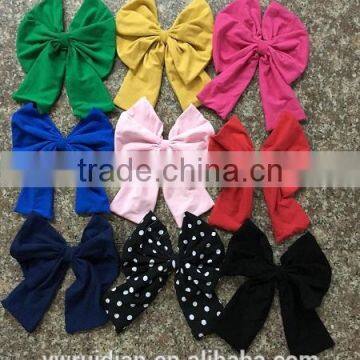 Girls and Doll Bow Hairwear Persnickety Remake Cotton Bowknot Baby Girl Headbands Children Cotton Hairband Wholesale 2016 photo-2