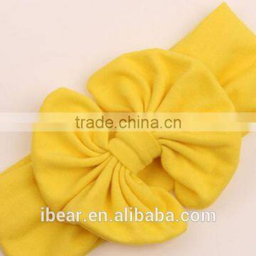 Dupioni Silk Baby Headband Kids Hair Accessories With Lace Rhinestone photo-2