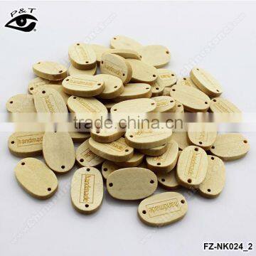 12x19mm Ellipse Shape oval wood buttons for clothing shoes bags diy crafts decorations